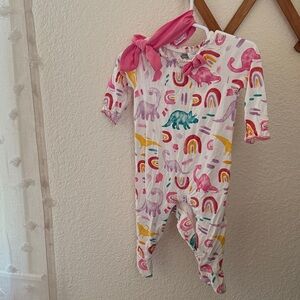 Mud pie  Dinosaur Print Onesie